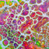 0945- Abstract Paint Pour on Canvas
